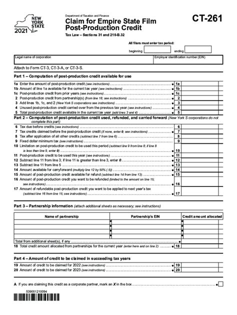 Fillable Online Instructions For Form Ct Claim For Empire State