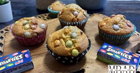 Muffins Moelleux aux Smarties de Ma Bulle aux Délices et ses recettes