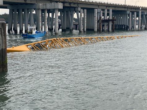 Crane Falls into Water at Hampton Roads Bridge-Tunnel | Chesapeake Bay ...