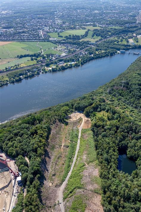 Luftaufnahme Herdecke Sanierungsarbeiten Am Pumpspeicherkraftwerk