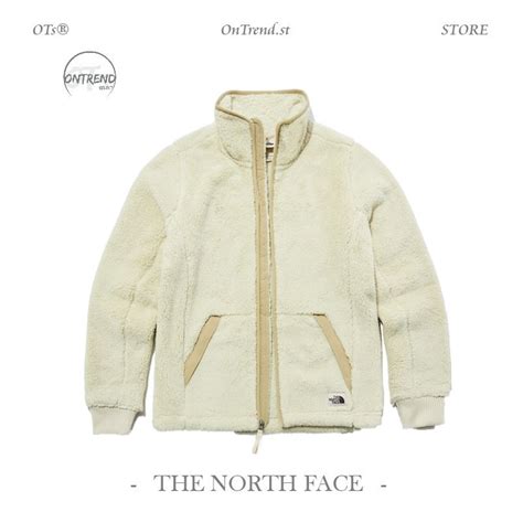 Ots® The North Face 北臉 Fleece 女版 絨毛 熊寶寶 外套 立領外套 抓絨 毛外套 蝦皮購物