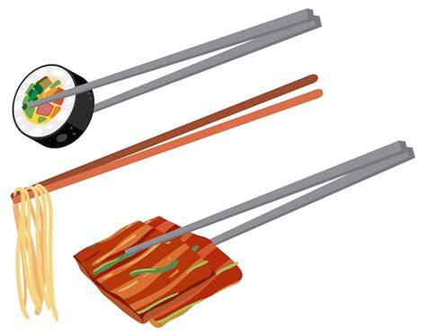 Chinese Chopsticks Clip Art