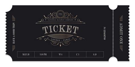 Ticket Template Bilder Durchsuchen Archivfotos Clip Art