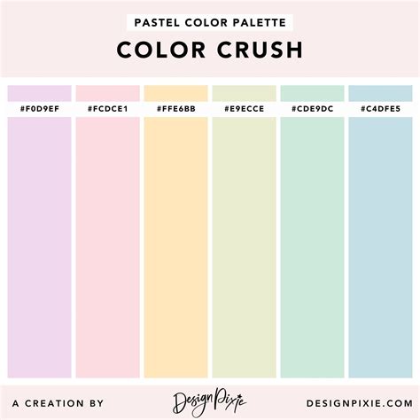 30+ Pastel Color Palettes with Color Codes in 2025 | Pastel colour