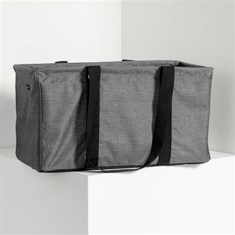 Charcoal Crosshatch Large Utility Tote Thirty One Gifts