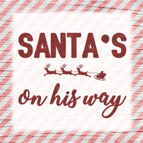 Santas On His Way Poster Print By Marcus Prime Mpsq209a1 Posterazzi