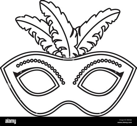 Carnival Mask Template