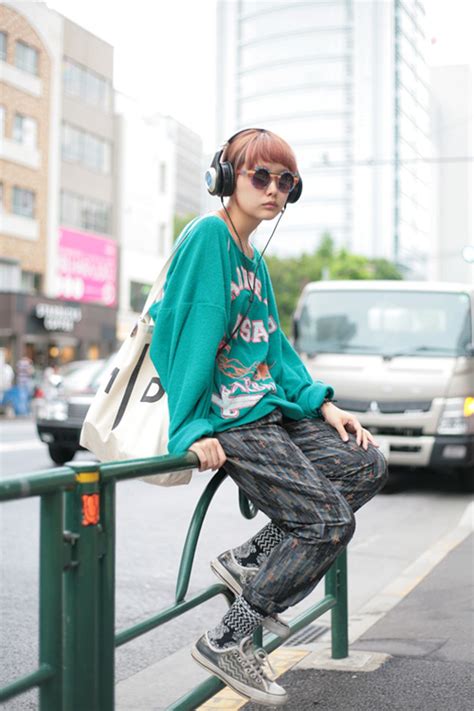 A Boy Japanese Street Fashion Pose Reference Photo