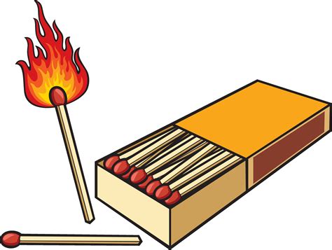 Box Of Matches Clipart