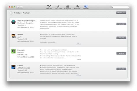 Open the Mac App Store Updates Section from a URL