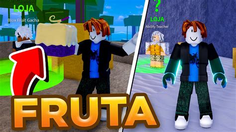 Girei Minha Primeira Fruta E Comprei O Haki No Blox Fruits Sem Robux Youtube