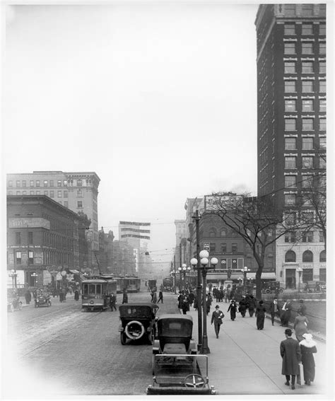 Columbus Ohio 1914 Looking North Toward Broad And High Ohio History