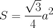 Area Equilateral Triangle Calculator