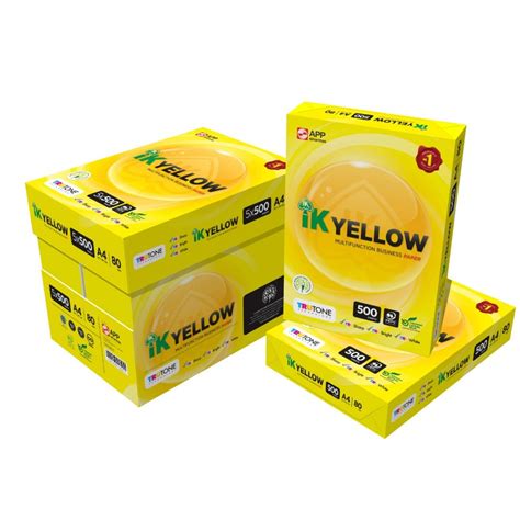 IK Yellow Copier Paper A4 5 X 80gsm X 500 S Shopee Malaysia