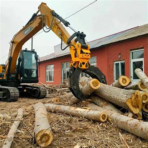 Excavator Timber Grab Hydraulic Wood Grabber Hydraulic Rotating Rock