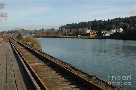 Railway Tracks In Astoria Photograph By Jonathan Lingel Fine Art America