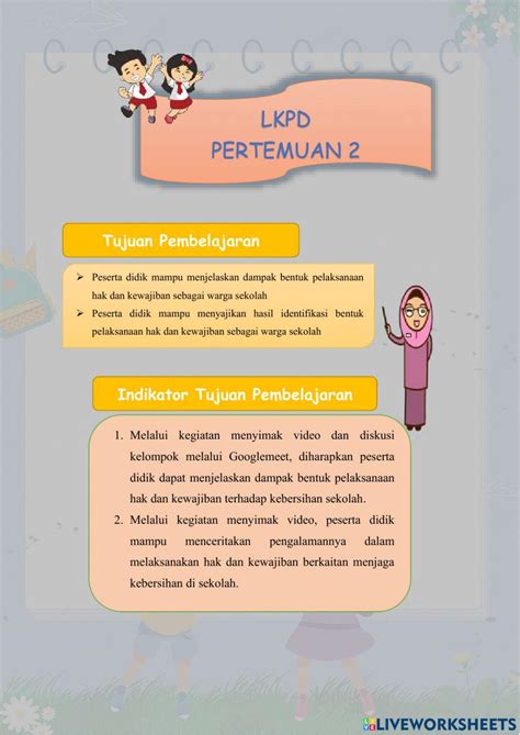 2188844 Lkpd Hak Dan Kewajiban Di Sekolah Meidina