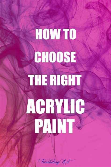 How to Choose the Best Acrylic Paint for Beginners | Acrylic painting ...