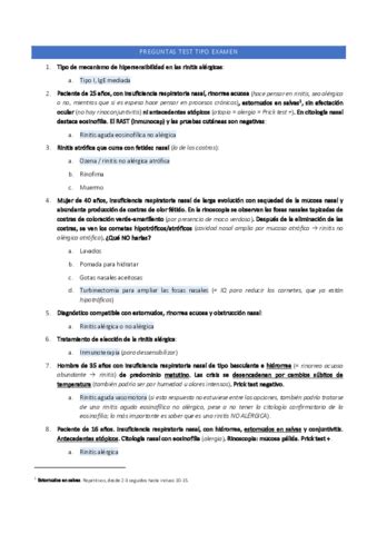 Preguntas Test Tipo Examen Rino Pdf