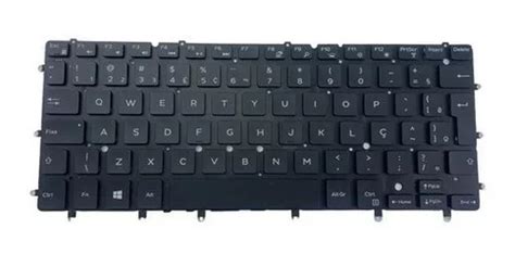 Teclado Para Dell Inspiron I13 7347 I13 7348 Iluminado Con Color Negro