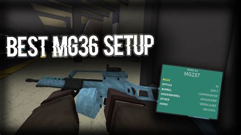 Mg36 Best Setup In Phantom Forces Youtube