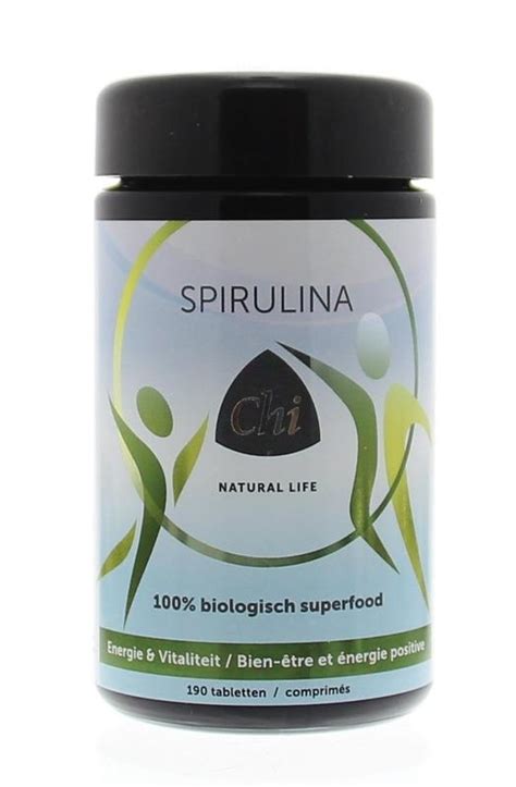 Chi Spirulina Mg Bio Tabl Mit Rabatt Kaufen Vitadvice Bv