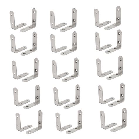 65mm Length Stainless Steel 90 Degree L Shaped Angle Bracket Brace