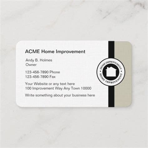 Home Improvement Business Cards & Profile Cards | Zazzle CA