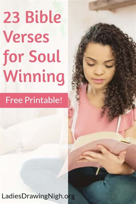 23 Bible Verses for Soul Winning - Ladies Drawing Nigh