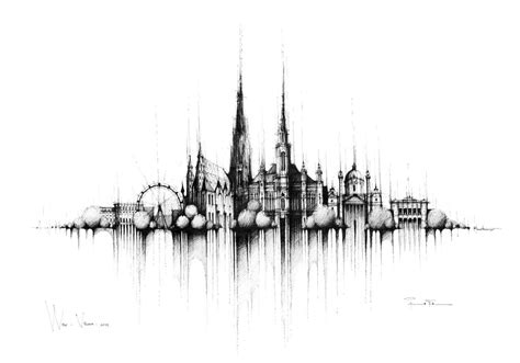 Wien Vienna Panorama Bw Pavel Filgas Art By Pavelfilgas On Deviantart