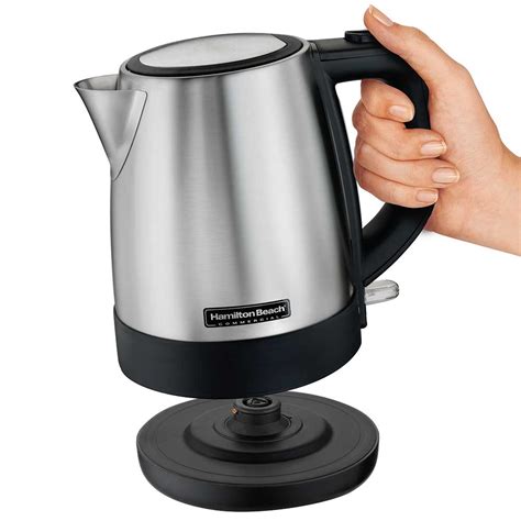 Hamilton Beach Hke Liter Electric Kettle Black Stainless V