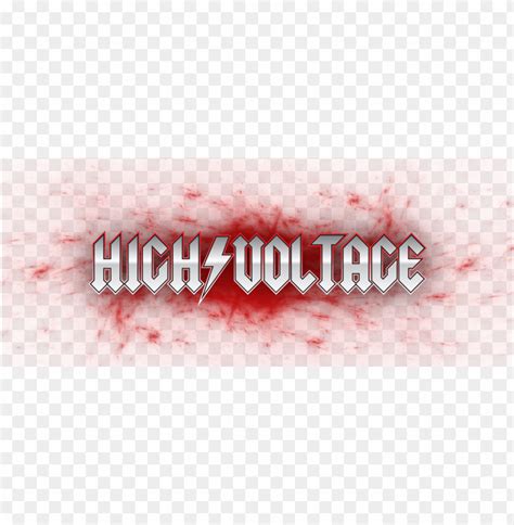 High Voltage Acdc High Voltage Rock N Roll cutout PNG & clipart images ...