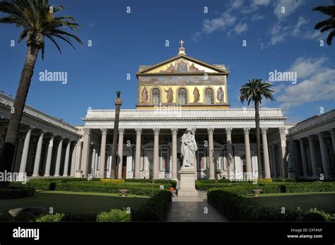 Basilica San Paolo Fuori Le Mura Basilica Of Saint Paul Outside The