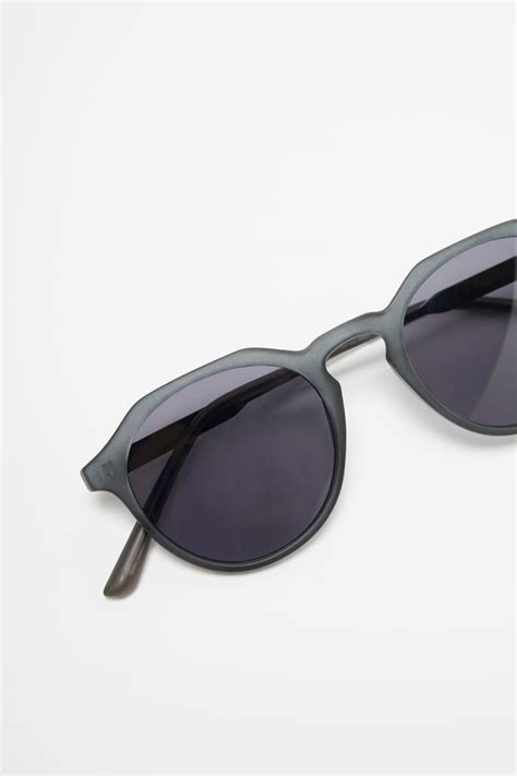 Geometric Frame Sunglasses Grey French Connection Uk