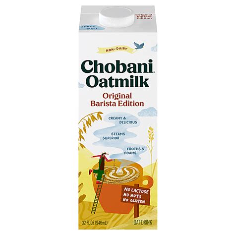 Chobani Oat Drink Original Barista Edition Fl Oz Shop Fairplay