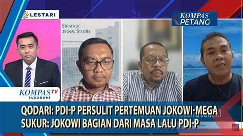 Qodari Pdi P Persulit Pertemuan Jokowi Mega Sukur Jokowi Bagian Dari