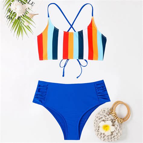 Weaiximiung Womens Swimsuits Coverups Shorts Sexy Bikini Swimsuit Women Swimwear Push Up Bikini