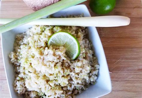 Instant Pot Thai Whole Grain Coconut Lemongrass And Lime Rice