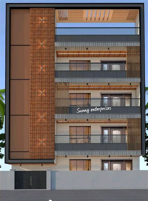 exterior elevation  modern facade modern exterior modern house