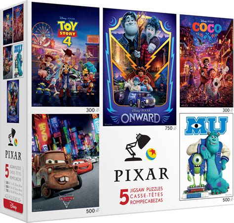 Disney Pixar 5 In 1 Multipack Pieces Vary Ceaco Puzzle Warehouse