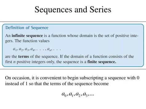 Ppt Sequences And Series Powerpoint Presentation Free Download Id1770445