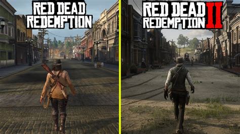 Red Dead Redemption Vs Red Dead Redemption 2 Graphics And Map Comparison