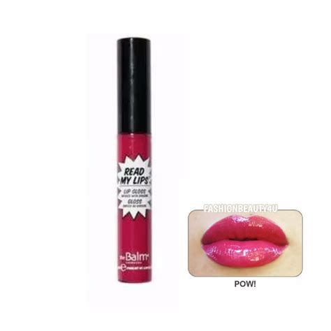 Thebalm Read My Lips Lip Gloss Full Size All Shades The Balm New