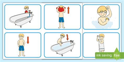 Taking A Shower Clipart For Kids