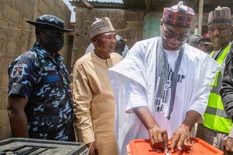 Abdulrazaq Wins Polling Unit Decries Low Turnout The Nation Newspaper