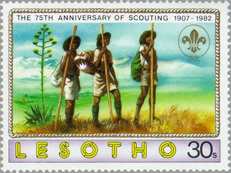 Scouts On Stamps Of The World Lesotho 1982