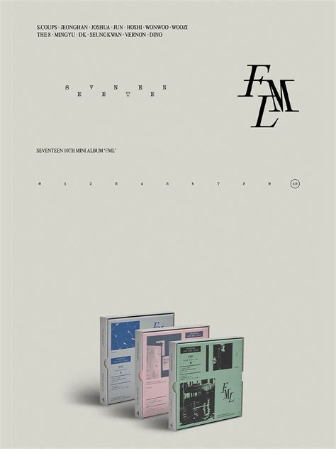 SEVENTEEN FML 10th Mini Album Fallen Misfit Lost 01 SVT 009 A