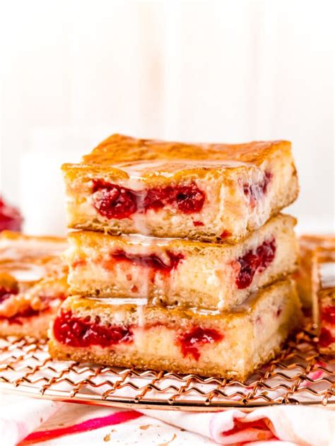 Cherry Danish Cheescake Bars Recipe Sweet Cs Designs