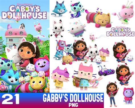 Gabbys Dollhouse Sublimation Design Inspire Uplift