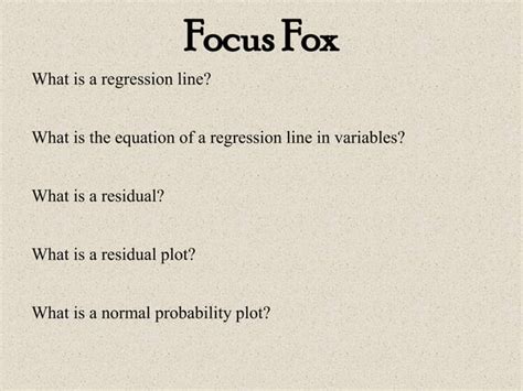 Regression Inference Confidence Intervals PPT